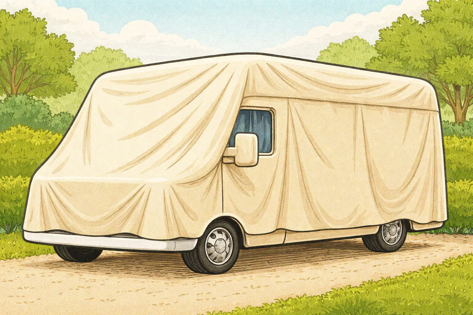 Wohnwagen richtig schützen