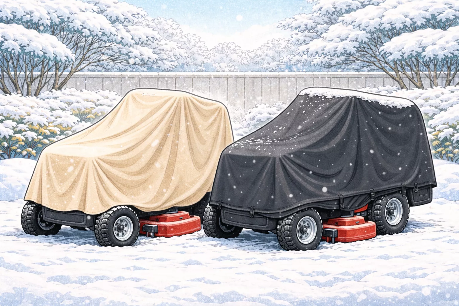 Günstige vs hochwertige Rasenmäher Abdeckungen lohnt es sich?